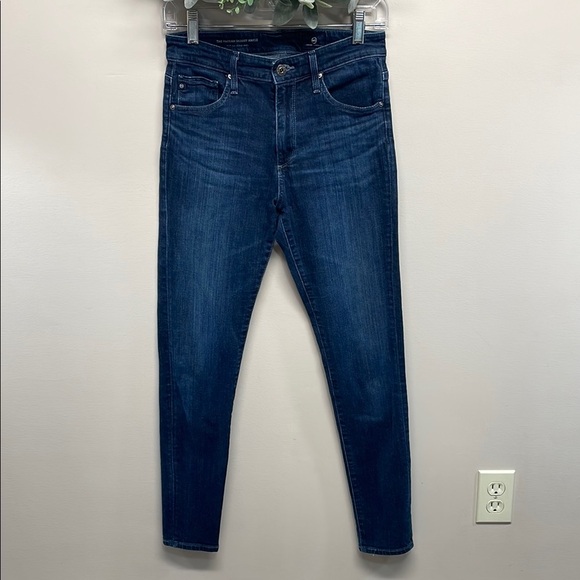 AG Adriano Goldschmied The Farrah High Rise Skinny Ankle Denim Jeans 26R - Picture 1 of 16